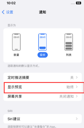 凉山苹果售后维修中心分享iPhone手机收不到通知怎么办 