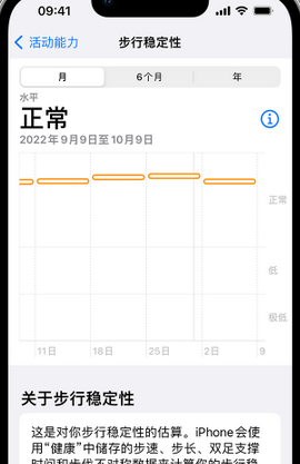 凉山iPhone手机维修如何在iPhone开启'步行稳定性通知'