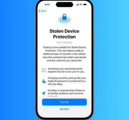 凉山苹果授权维修店分享被盗设备保护功能开启方法 