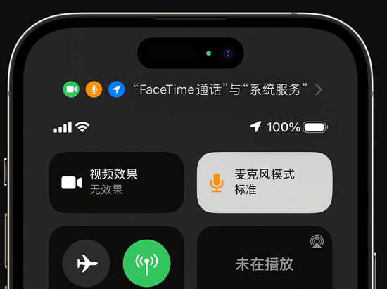 凉山苹果授权维修网点分享iPhone在通话时让你的声音更清晰 