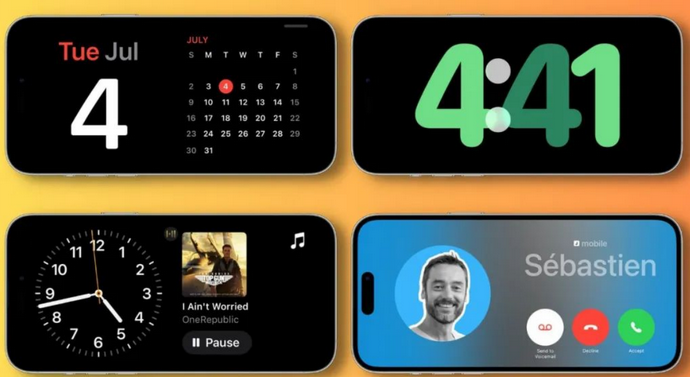 凉山苹果手机维修分享iOS17横屏充电待机显示有什么好处 