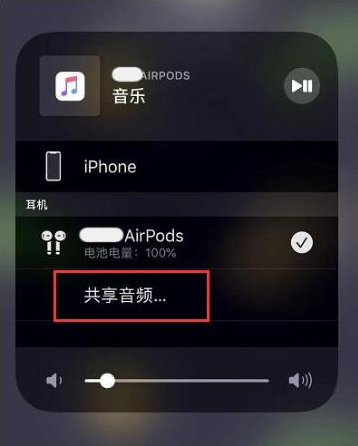 凉山苹果14音频维修点分享iPhone14音频共享设置方法 