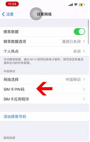 凉山苹果14维修网分享如何给iPhone14的SIM卡设置密码 