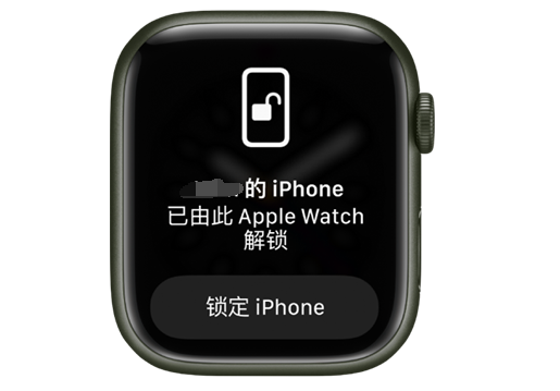 凉山苹果手机维修分享用 AppleWatch 解锁配备面容 ID 的 iPhone方法 