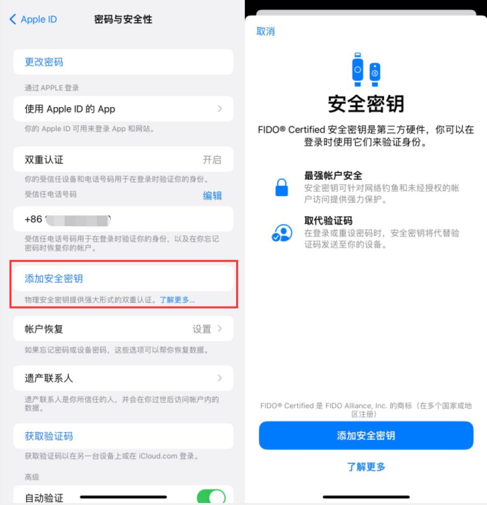 凉山苹果服务网点分享物理安全密钥有什么用？iOS 16.3新增支持物理安全密钥会更安全吗？ 