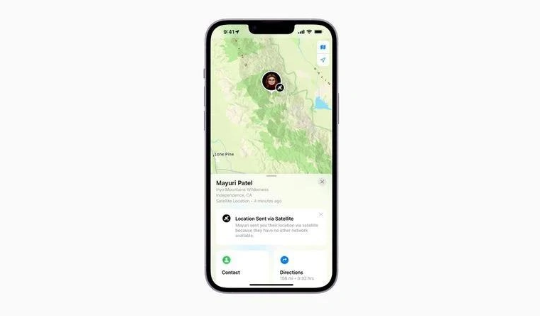 凉山苹果14维修分享iPhone14系列中 FindMy功能通过卫星分享位置方法教程 