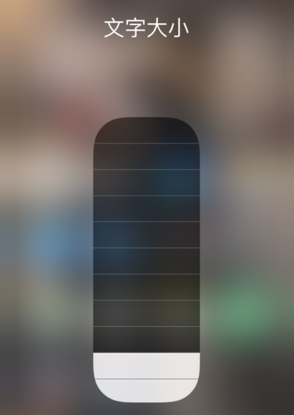 凉山苹果手机维修分享小技巧：在 iPhone 控制中心快速调节字体大小 